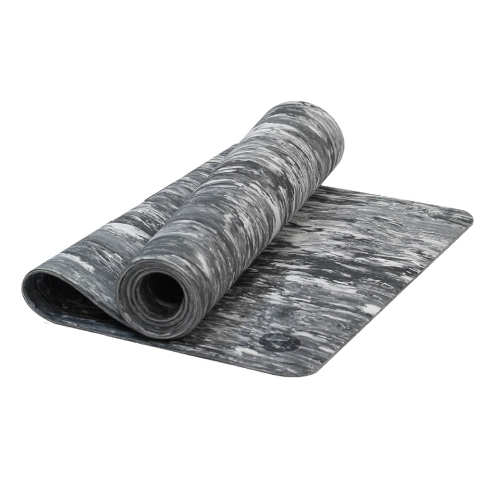 เสื่อโยคะ Vaken Marbled 6 mm - Black Marbled 